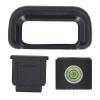 Camera Eyecup Eyepiece Viewfinder,Professional Eyepiece Replacement,Camera Eyecup with Hot Shoe Cover and Level for A6700 Camera view 1