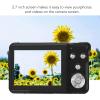 Sanpyl Digital Camera, 4K UHD Vlogging Camera, 56MP Autofocus Compact Camera with 20X Digital Zoom, Rechargeable Point and Shoot Camera for Teens Adult Beginner view 4