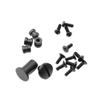 AYULL 1 Set Stainless Screw Fits for Emerson CQC7 Commander, Custom CNC Scales Handle DIY Replacement Accessory