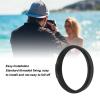 49mm Filter Ring Adapter,Metal Camera Lens Filter Rings,Lightweight Adapter Ring for Fujifilm X100V X100VI X100F X100 X100S X70 (Black) view 3