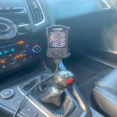 Center Console Mount Compatible with Cobb Accessport V3  Fits Focus ST 20132018, Focus RS 20162018 (Not Affiliated with Cobb)