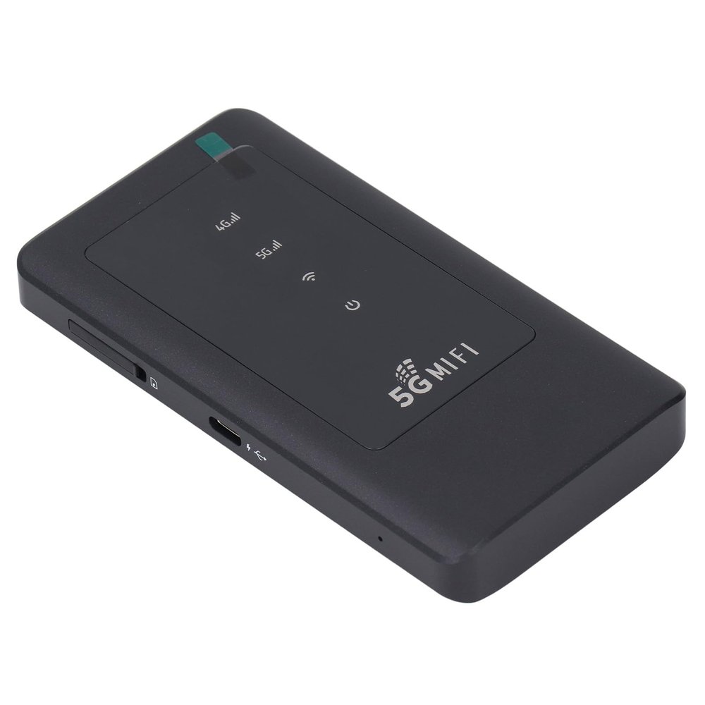 5G Wi Fi Mobile Hotspot,2.4 Inch LCD Screen Wi Fi Device,Portable Wi Fi Router Support,Up to 16 Connection for Travel Camping