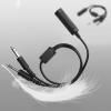 nikusaz Helicopter to General Aviation Headset Adapter Cable David Clark AVCOMM, U 174 for Easy Plug and Play Conversion view 2
