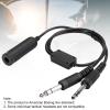 nikusaz Helicopter to General Aviation Headset Adapter Cable David Clark AVCOMM, U 174 for Easy Plug and Play Conversion view 3