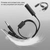 nikusaz Helicopter to General Aviation Headset Adapter Cable David Clark AVCOMM, U 174 for Easy Plug and Play Conversion view 4