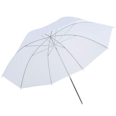 33 Inch Translucent White Soft Umbrella, Photography Studio Flash Light Diffuser with 8 Metal Bones, Foldable and Compact, Ideal for ID Photo, Figure Model, Still Life, Wedding