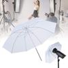 33 Inch Translucent White Soft Umbrella, Photography Studio Flash Light Diffuser with 8 Metal Bones, Foldable and Compact, Ideal for ID Photo, Figure Model, Still Life, Wedding view 2