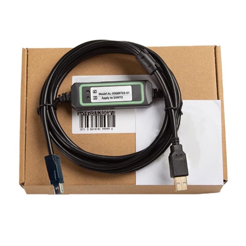 AL-00689703-01 Compatible Servo Drive Debug Cable Programming Cable Data Cable Download Cable Gold-Plated Plug Stabilized Model FT232RL Chip 3 Meter