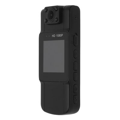 Yunir Mini Body Camera 1080P Infrared Night Motion Detection 180 Rotation Lens 1.54inch Display Body Worn Camera,Portable Small Video Recorder for Security Guard,Law Enforcement