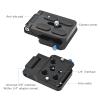Andoer L Shape Foldable Quick Release Plate for Camera Horizontal Vertical Switching Aluminum Alloy Screw Replacement 1/4 for DSLR Camera Canon Nikon, Small view 2