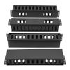 4 Pack Horizontal Rack Mount Cable Management, Under Desk Cable Management, Cable Organizer, Cable Raceways, Home & Office,Child & Pet Proof view 4