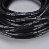 ELLANA spiral protector 2 Meters Cable Winding Pipe 4mm 6mm 8mm 10mm 12mm Spiral Wrap Wire Sleeving Tube Flame Retardant Sleeves Cable Sleeve Band wraps cable(White,18mm inside diameter) view 4