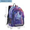 ALAZA Howling Wolf with Lightning in The Sky School Backpacks Travel Laptop Bag Kids Bookbag for Girls Boys Teens Women Men view 2