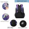 ALAZA Howling Wolf with Lightning in The Sky School Backpacks Travel Laptop Bag Kids Bookbag for Girls Boys Teens Women Men view 3