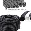 ELLANA spiral protector 10 Meters Wire Organizer Cable Winding Tube 8mm to 60mm Spiral Wrap Winding Protector Protection Sleeve Tube wraps cable(Black,ID 12mm 10 Meters) view 2