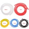 ELLANA Spiral Protector 1 Meter Winding Cable Wire Organizer 8mm 10mm 14mm 16mm 20mm 25mm Tube Protection Sleeve Spiral Winding Wrap Sleeve Wraps Cable(Black,18mm X 1Meter) view 3