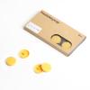 ONEED Leverless Controller Keycaps Button Caps (25.8mm) Replacement Button Caps for Leverless Controller for Haute42-Cosmoxgaming (Yellow 8PCS) view 3