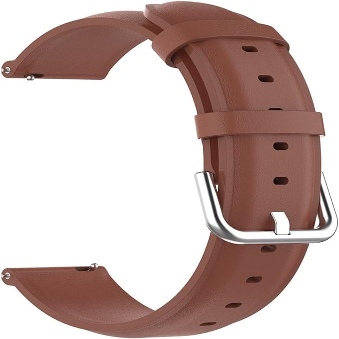 20 mm Wristbands Compatible with Garmin Vivomove HR Leather Replacement Bracelet Leather Strap Wrist Band Accessories for Men and Women