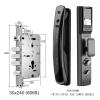 Compatible with Z3 WiFi APP Mobile Phone Remote Unlock with Camera Fingerprint Magnetic Card Password Key Automatic Smart Door Lock (Color : 30) (Hook 30) view 2
