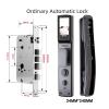 Compatible with Z4 WiFi APP Mobile Phone Remote Unlock with Camera Fingerprint Magnetic Card Password Key Automatic Smart Door Lock (Color : 30) (24) view 2