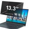Joyify 13.3 Inch Laptop Privacy Screen Filter for 16:9 Blue Light Filter Widescreen Monitor, Reversible Sides And Blue Light Filter, gray view 1