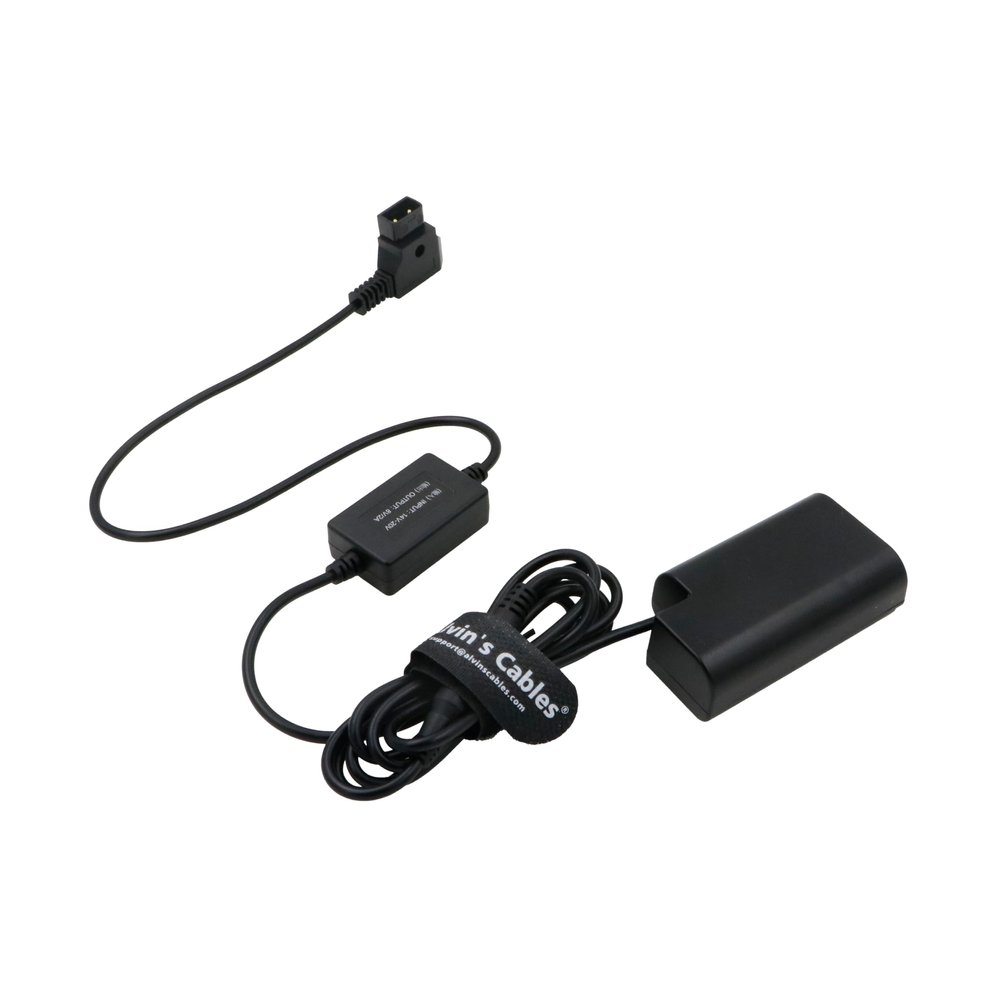 Alvins Cables DMW-DCC16 DMW-BLJ31 Dummy Battery to D-tap DC Coupler Power Cable for Panasonic Lumix S1 S1M S1R S1RM S1H Mirrorless Cameras