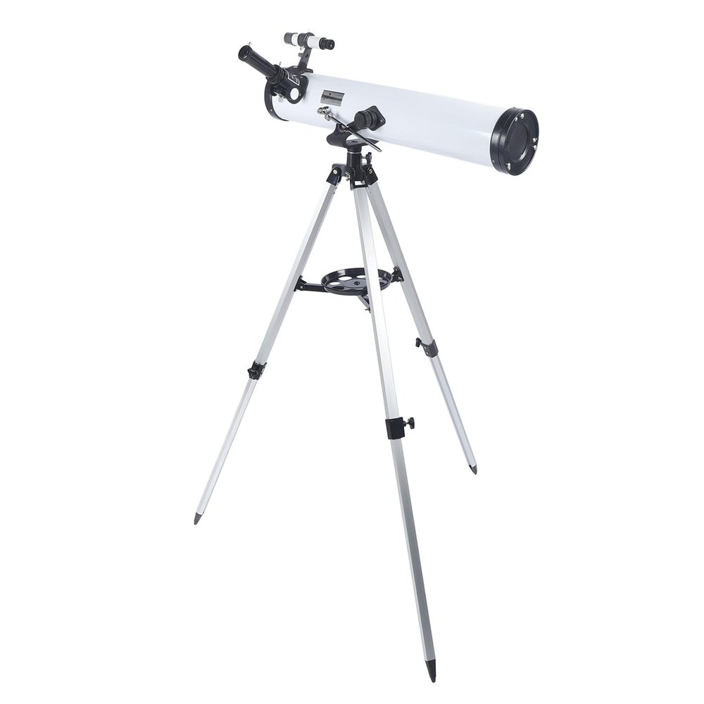 114mm Large Aperture Newtonian Reflector Telescope with Adjustable Tripod for Deep Space Observation