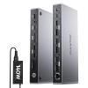 Displaylink Docking Station, PULWTOP USB C DisplayLink Dock Triple Displays for MacBook M1/M2/M3/M4 Windows, 8K/4K@60Hz Displaylink Dock with 3HDMI, 3 Display Port, PD 30W,USB A/C 10Gbps, Ethernet view 1