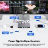 Displaylink Docking Station, PULWTOP USB C DisplayLink Dock Triple Displays for MacBook M1/M2/M3/M4 Windows, 8K/4K@60Hz Displaylink Dock with 3HDMI, 3 Display Port, PD 30W,USB A/C 10Gbps, Ethernet view 4
