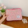 AZURAOKEY Cute Floral Laptop Sleeve Case Bag Kawaii Aesthetic Laptop Sleeve Protective Soft Pad Bag Aesthetic Computer Carrying Case Bag Zipper Cover Compatible with 11"" Notebook, 11 inch-Style C view 3