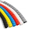 Spiral Protector 1.5 Meter Cable Casing Cable Sleeves Spiral Wrapping Bands Colorful Flame Retardant Winding Pipe 10mm 16mm 24mm Spiral Bands Wraps Cable(Yellow,25mm Inside Diameter) view 1