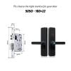 Compatible with Graffiti WiFi Fingerprint Digital Biometric NFC Cerradura Password Inteligente Fechadura Eletronica Smart Door Lock (Color : X7ty-180) view 2