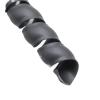 spiral protector Spiral Cable Protector 8mm 40mm Spiral Wrap Winding Line Organizer Flexible Cable Wire Cover Pipe Cable Sleeve Tube wraps cable(Grey,ID 12mm 10 Meters) view 1