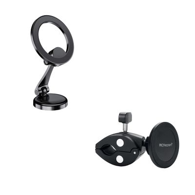PROfezzion Magnetic Car Phone Mount + Phone Holder Mount Magnetic Accessories