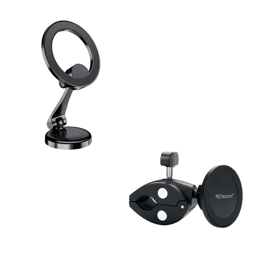 PROfezzion Magnetic Car Phone Mount + Phone Holder Mount Magnetic Accessories