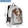 ALAZA Australian Shepherd Wearing Bandana School Backpacks Travel Laptop Bag Kids Bookbag for Girls Boys Teens Women Men view 2