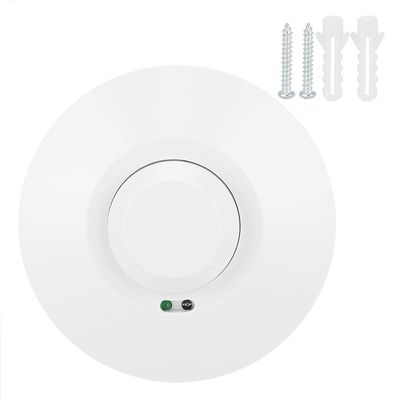Lybunair DC 12-24V Ceiling Motion Detector Light Switch, 360 Microwave Sensor for Enhanced Accuracy, Automatically Identifies Lighting Needs for Indoor Use in Homes, Hotels