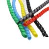 ELLANA spiral protector Flexible Cable Sleeve 8mm 10mm 12mm Spiral Pipe Wrap Winding Line Protection Cable Organizer Wire Cover Tube Protector wraps cable(Blue,ID 8mm 2 Meters) view 2