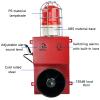 Y DIANS S 80W Industrial Siren Alarm Strobe Outside 130dB Loud Horn Siren Emergency Security Indoor Alarm Speaker Siren Flashing Light for Home Factory Warehouse DC12V view 4