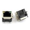 DirectNine Basics 10 Pcs RJ-45 RJ45 Jack with LEDs Stacked Shielded Series view 1