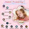 4G Kids Smart Watch Smartwatch for Kids with Call SOS Music Camera Video Alarm Pedometer Calculator Stopwatch Educational Games, Smart Watch Phone with SIM Card for Boys Girls Ages 4-12(Pink) view 4
