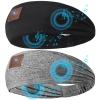 2-Pack Sleeping Headphones Wireless Bluetooth 5.4, Headband Headphones with Ultra-Thin Speakers, Bluetooth Headband for Side Sleepers, Running, Workout, Insomniac, Travel, MeditationBlack&Grey view 1