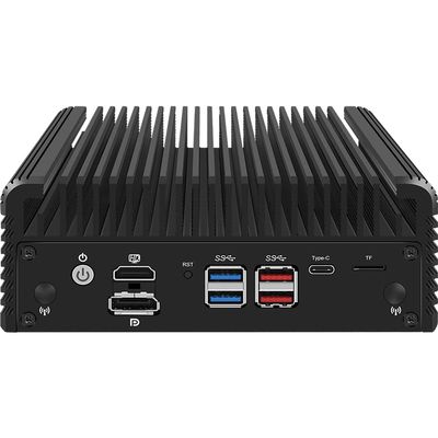 CWWK Micro Firewall Appliance 12th Intel Alder Lake core i3-1215U/i5-1235U/i7-1265U/Pentium Gold 8050, Fanless Mini PC,6X Intel I226-V LAN|2 x USB3.2|M.2 NVMe x4 (i7-1265U, 32G RAM 1TB SSD)