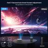 2300 ANSI Daytime 4K Projector with 2 Wireless Mics & 38W Speakers, Ultra Bright Android 11.0 Projector, AI Auto Focus Keystone, NFC WiFi6 Bluetooth, HDR10+ Home Karaoke/Outdoor Movies/Office view 3