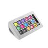 MARSGAMING MSD-One Slim Control Deck, 15 Customizable LCD Keys, Expanded LCD Display, Software Control and Plug-in, Compact Control Deck with Slim Ergonomic Design, Windows and MacOS, White view 1