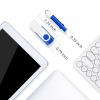 EASTBULL 200 Packs of 2GB Bulk Flash Drives, USB Flash Drives Pack 2GB USB Drives Bulk Swivel USB2.0 Thumb Drives Bulk with Strings (200Packs, Blue) view 3