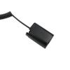 Alvins Cables DMW-DCC17 DMW-BLK22 Dummy Battery to D-tap Power Adapter Coiled Cable for Panasonic Lumix S5 S5II S5K S5C GH6 GH5II G9 G9II Camera view 2