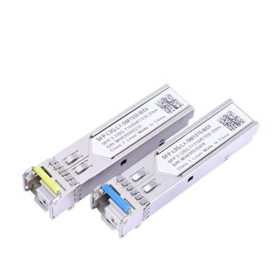 NICGQMQR SFP Repeater Optical Module 2.5/3.125G 1310/1550 10/15/20KMSFP Single Mode Single and Dual Fiber(3.125G Single Fiber 20KM LC Pair)