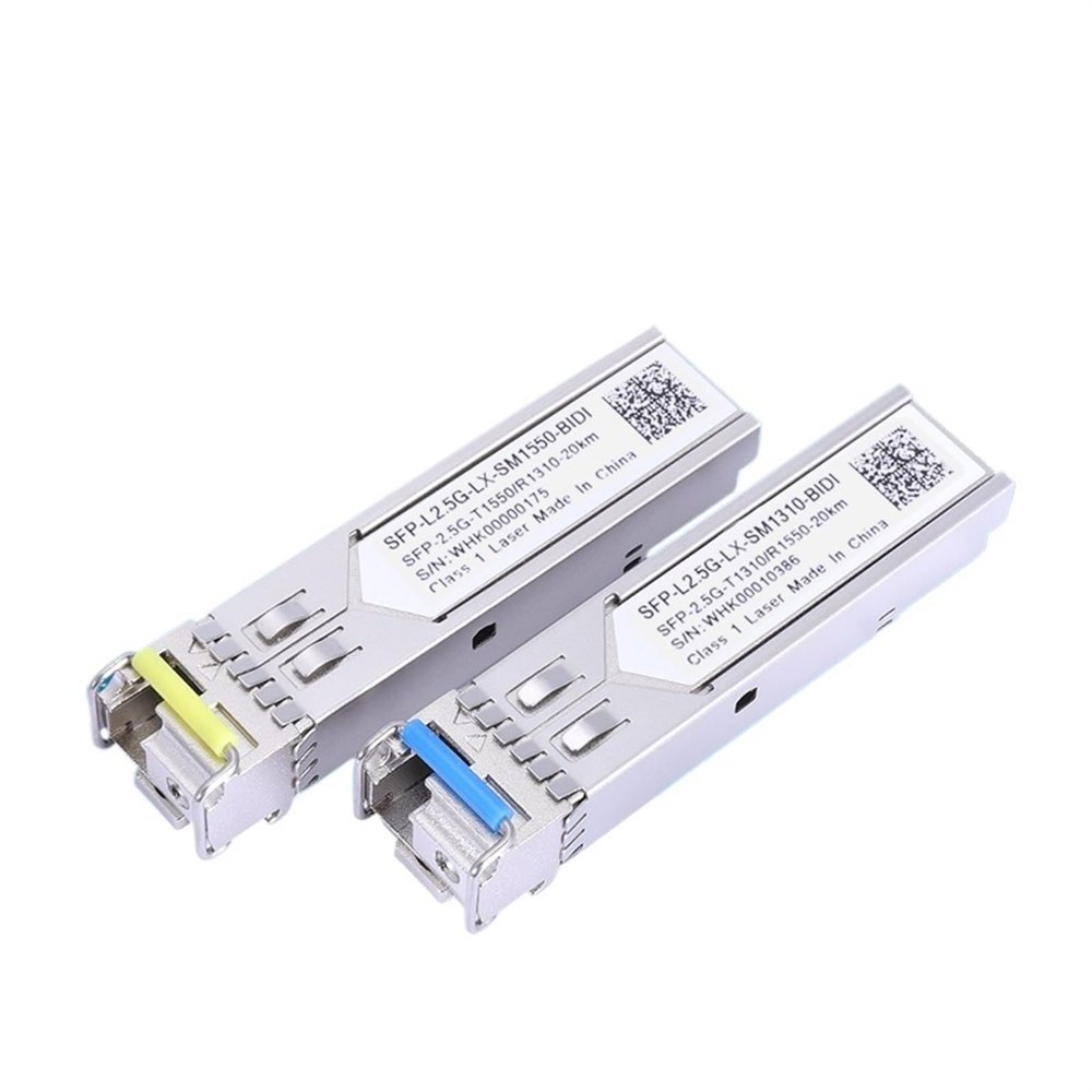 NICGQMQR SFP Repeater Optical Module 2.5/3.125G 1310/1550 10/15/20KMSFP Single Mode Single and Dual Fiber(2.5G Single Fiber 20KM LC Pair)