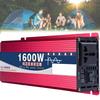 1600W/2200W/2600W/3000W/4000W/5000W/6000W/7000W/8000W Pure Sine Wave Power Inverter 12V/24V/48V/60V DC to 110V /230V AC Converter with 2 AC Outlets for Car RV,1600W-24Vto220V view 1